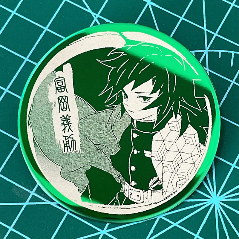 Игра Demon Slayer, значок из нержавеющей стали, булавка Kamado Nezuko Tomioka Giyuu Kochou Shinobu, металлические броши для рюкзака, аксессуары