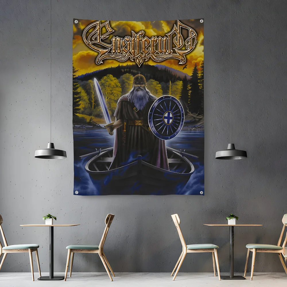 E-ENSIFERUM меч топор флаг спальня гостиная сад открытый из микрофибры с отверстиями фестивальное украшение фон художественный баннер