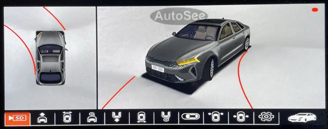 подходит оригинальный OEM монитор для Moskvich 6 Москвич 3e птичье глаз 360° °   камера Панорамный вид Передняя задняя парковка объемного звучания назад комплект (art.: 3920cafaae29b) - 3920cafaae29b
