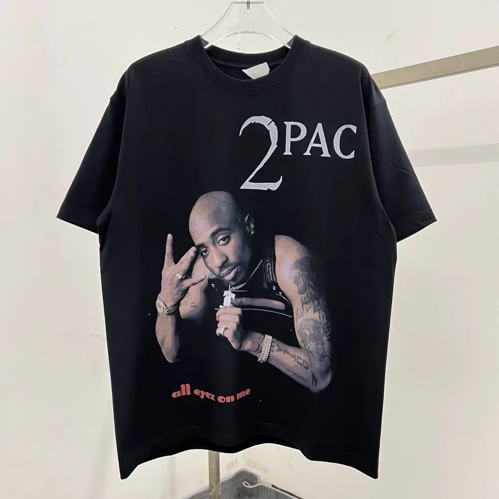 Новая футболка с портретом рэпера 2pac для мужчин и женщин, верхняя версия, футболка, футболки