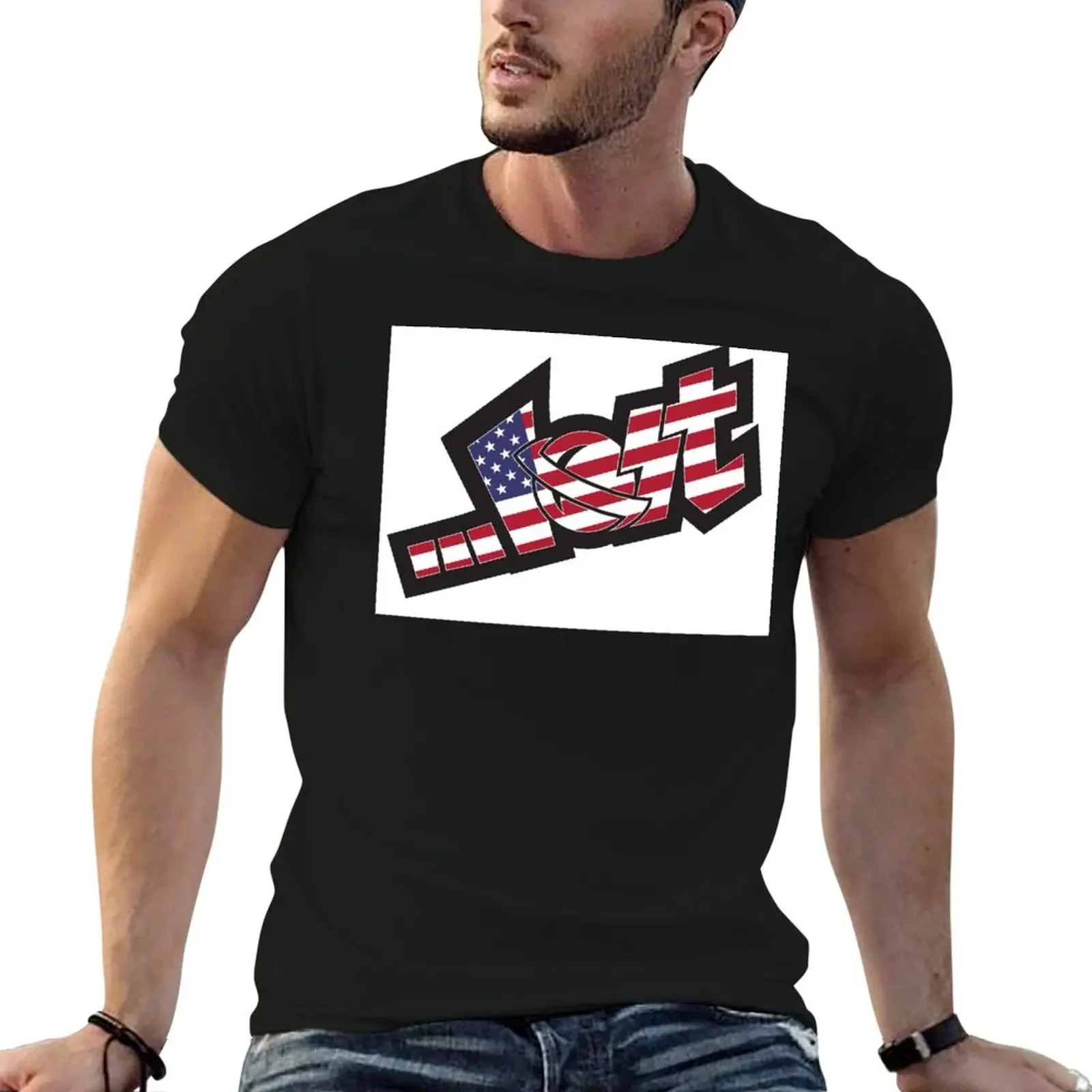 Футболка Lost Surfboards Lost American Flag Lost Mayhem Surf, футболки большого размера для мальчика, мужская одежда