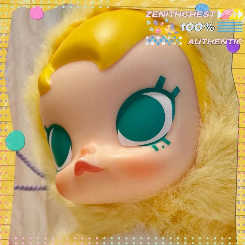Фото Аутентичные POP MART Baby Molly Pocket Friends Series слепая коробка плюшевый кулон портативные очаровательные украшения для брелка идеальный подарок №4