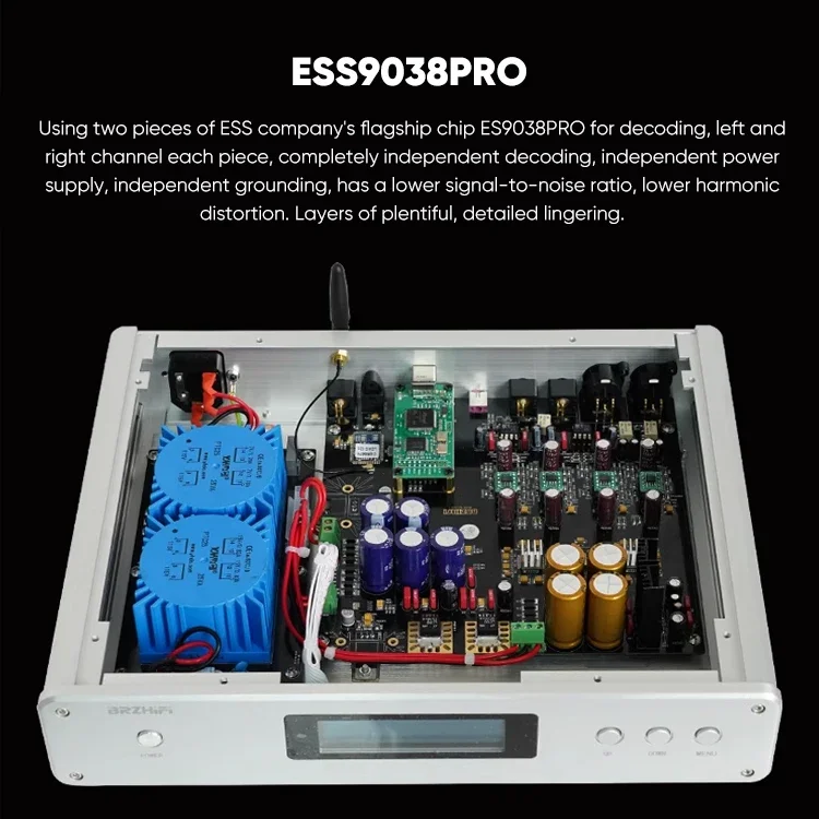 TLF DC300 декодер двойной Es9038pro CSR8675 BT 5,0 сбалансированный усилитель для наушников USB пульт дистанционного управления домашний кинотеатр Wi-Fi Dac