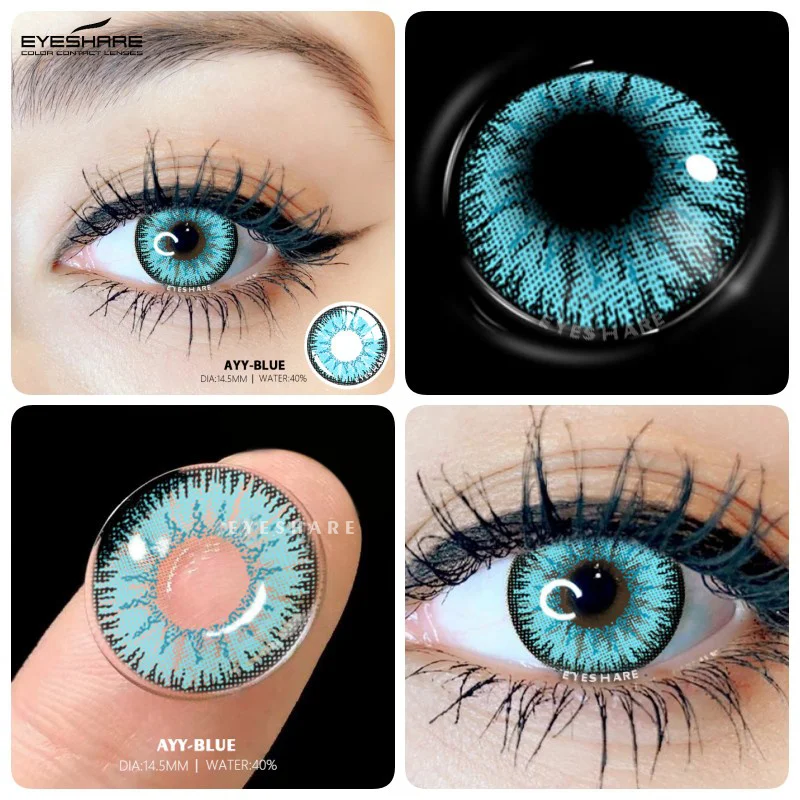 Фото 1 пара контактных линз EYESHARE для Хэллоуина цветные контактные линзы для глаз Косплей Контактные линзы аниме цветные линзы для глаз №2