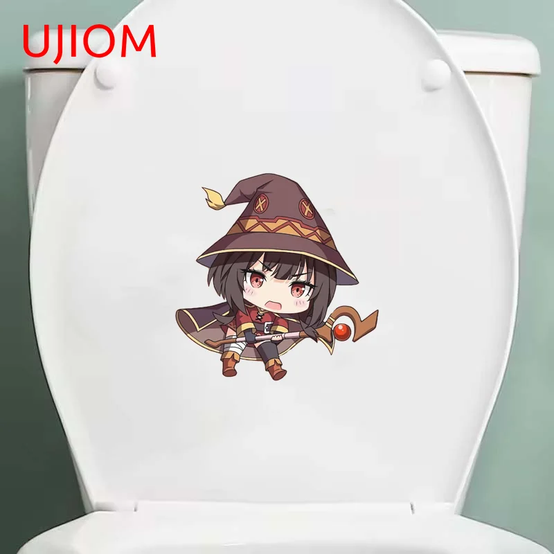 UJIOM Lovely Megumin Q Edition настенная наклейка модная мини-индивидуальная очаровательная горячая распродажа наклейка подходит для детской комнаты