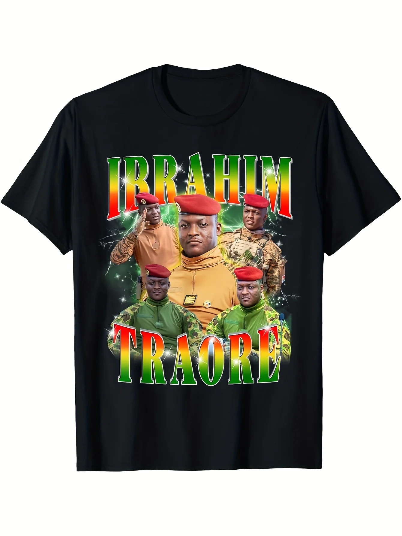 Ретро Ibrahim Traoré Bootleg Viva Burkina Faso NATION Traore Africa футболка элитная мужская одежда забавные футболки Ugus мужские