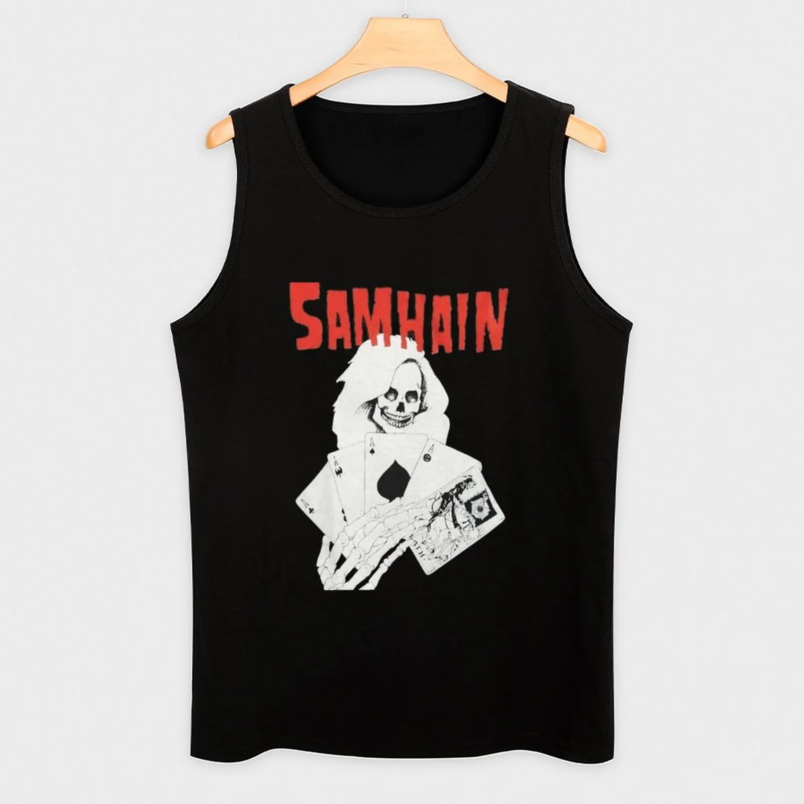 Фото Samhain Tank Top с короткими рукавами, спортивная одежда для мужчин, летняя одежда №3