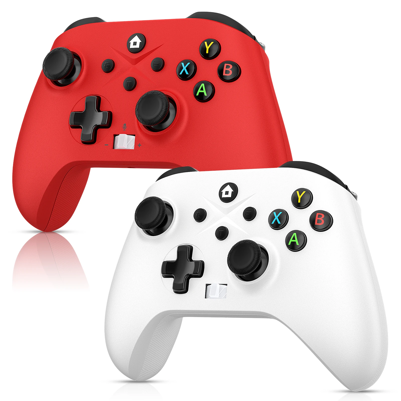 Беспроводной геймпад 2,4 ГГц для Xbox One ,Xbox Seris S ,X, Windows 7, 8, 10, ПК с двойной вибрацией/шестью осями, мультиигровой контроллер
