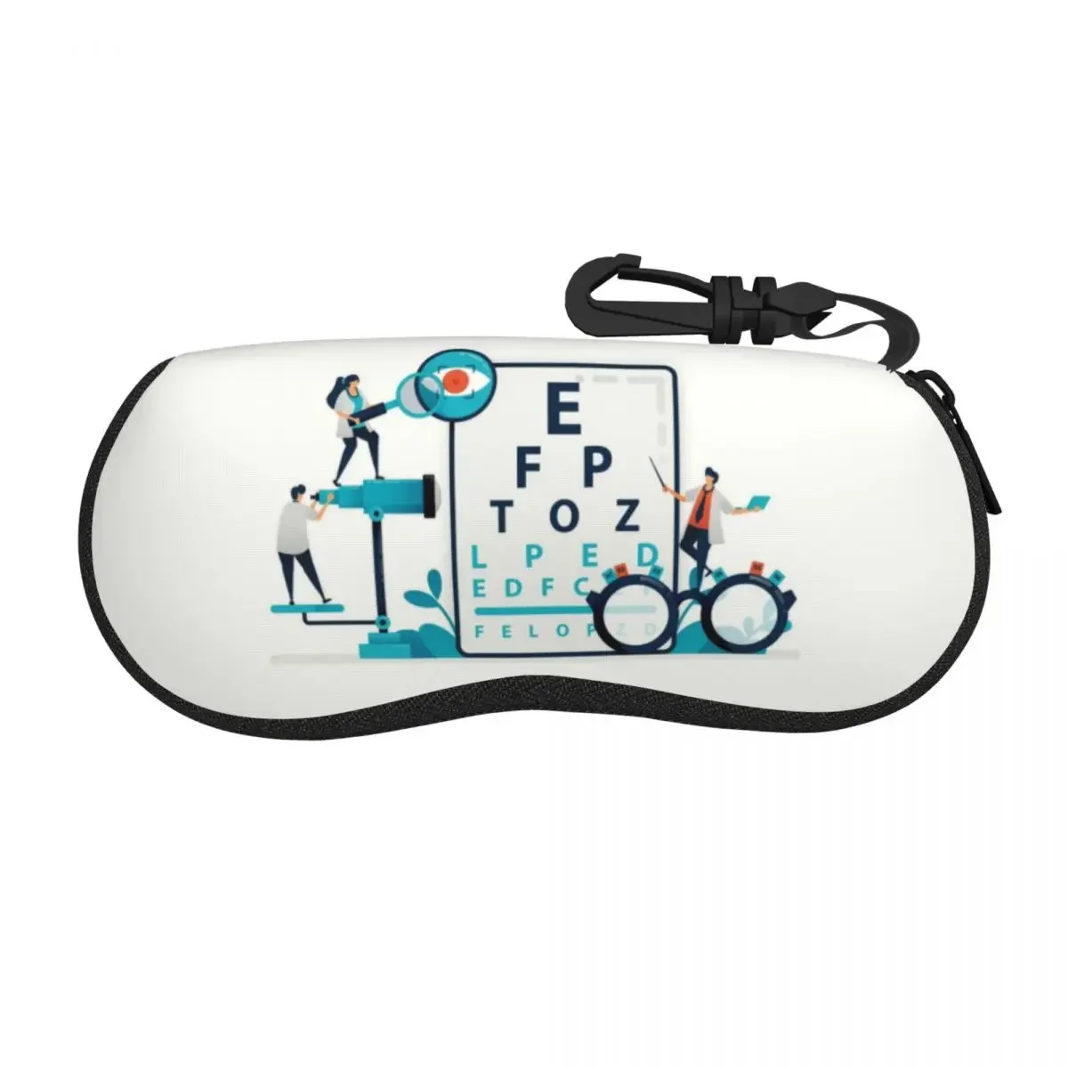 Snellen – étui à lunettes personnalisé pourzada oculaire, pour femmes et hommes, optométriste doux, opticien, boîte de protec