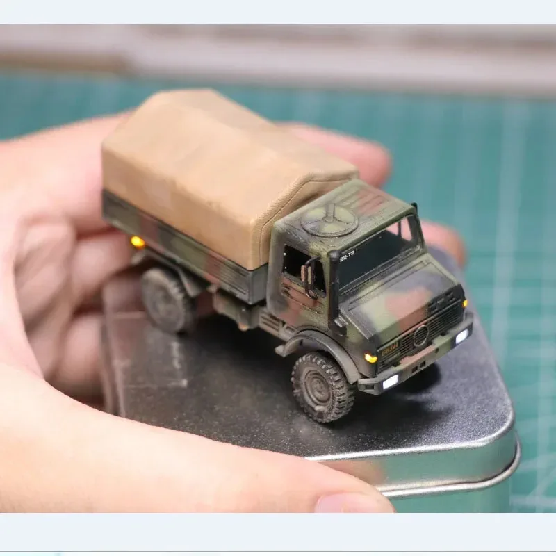 Фото Металлическая версия 1/87 Diy Kit 4x4 Статический сменный комплект для Unimog №5