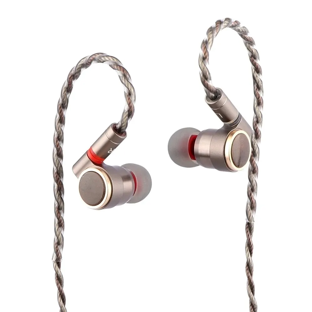 Фото Проводная гарнитура TinHiFi T4 Plus, Внутриканальные наушники с динамическим драйвером 10 мм, с композитной диафрагмой из углеродного волокна и съемным кабелем №2