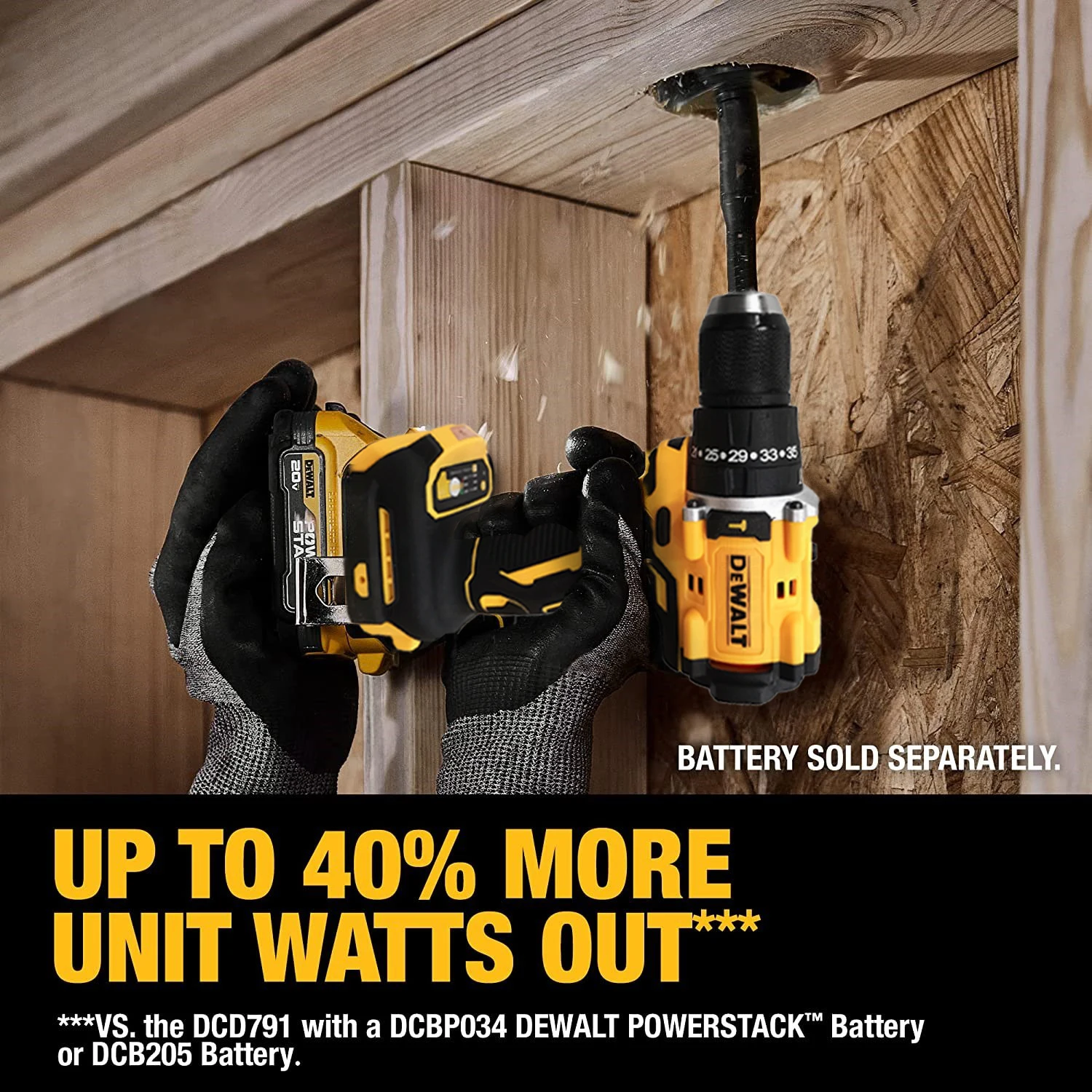 Фото DeWalt DCD800 электрическая дрель 20 в, бесщеточный беспроводной шуруповерт, компактная дрель, дрель/привод, электроинструменты для Dewalt с батареей 20 в №3