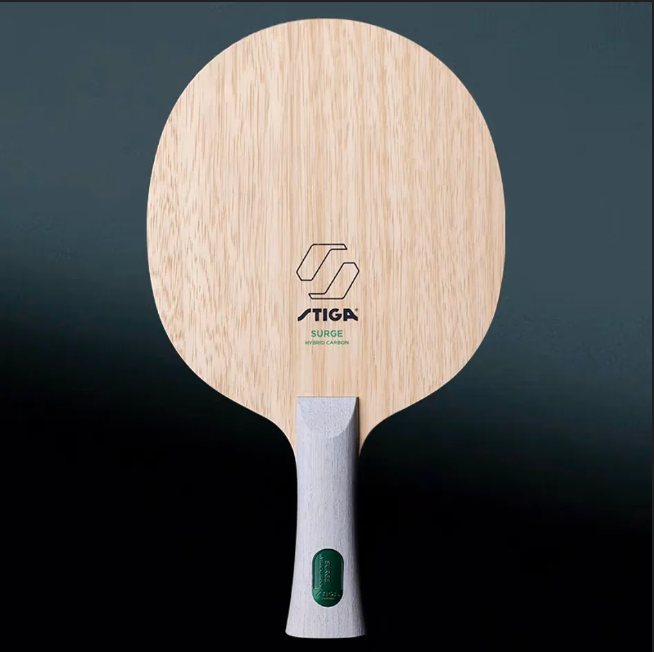 Фото STIGA SURGE HYBRID CARBO Surging Mixed 5 Wood 2, карбон, встроенный ароматный карбоновый шарик для пинг-понга, карбоновая нижняя пластина №2