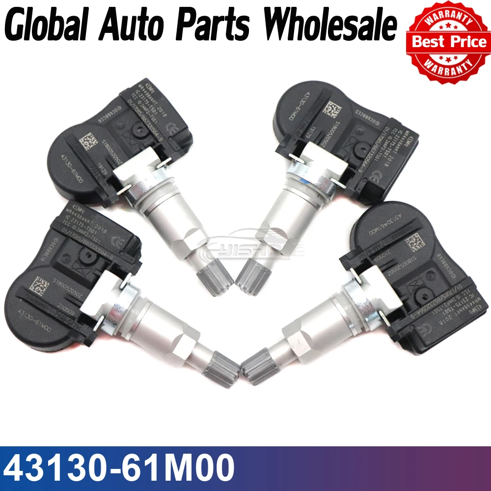 Датчик контроля давления в шинах TPMS подходит для Suzuki Swift Splash SX4 SX4 S-Cross Kizashi Jimny Celerio 433 МГц 43130-61M00