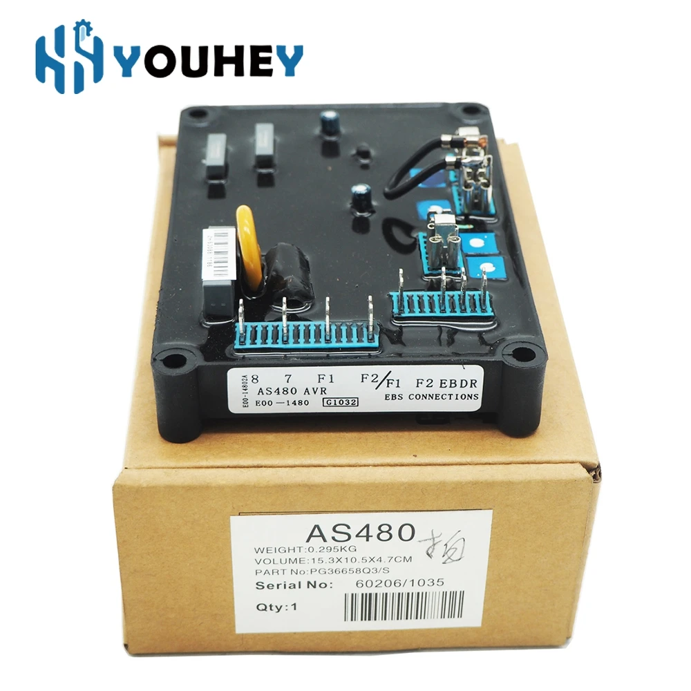 AS480 AVR оригинальный регулятор Stamford 200 кВт, трехфазный генератор, детали для модуля генератора Stamford, часть дизельной генераторной установки