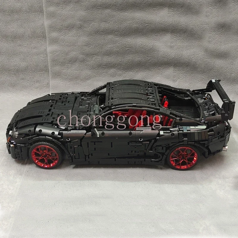 Фото MOC-62982 Черный классический гоночный автомобиль MK4, модель строительного блока 3804, детали MOC, креативный подарок для мальчиков, детская игрушка на день рождения №4