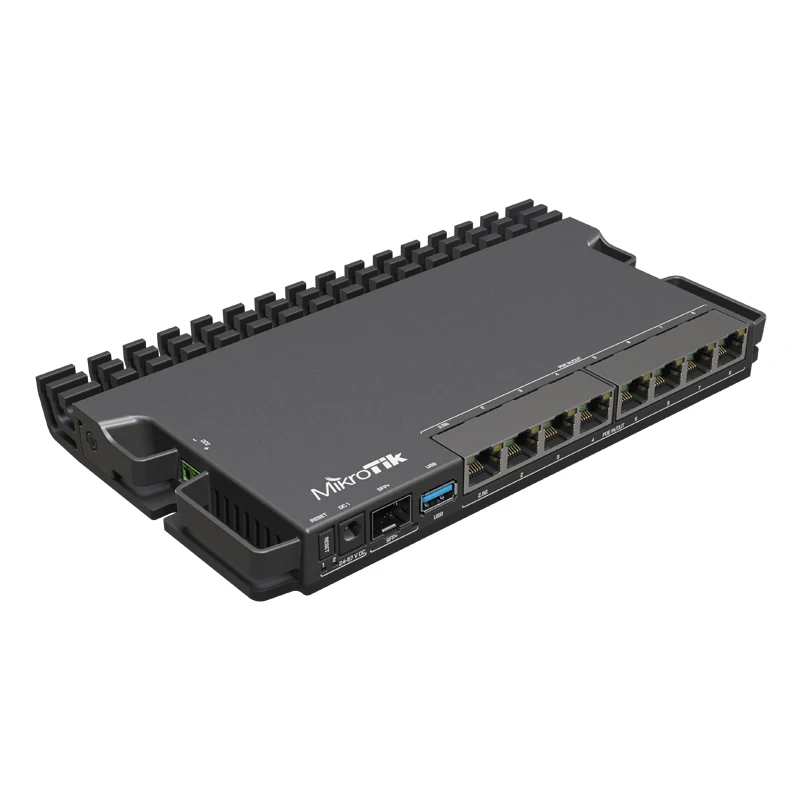 Mikrotik RB5009UPr + S + IN RB5009 роутер с PoE-in и PoE-out на всех портах, малых и средних ISPs. 2,5 гигабитный Ethernet SFP +
