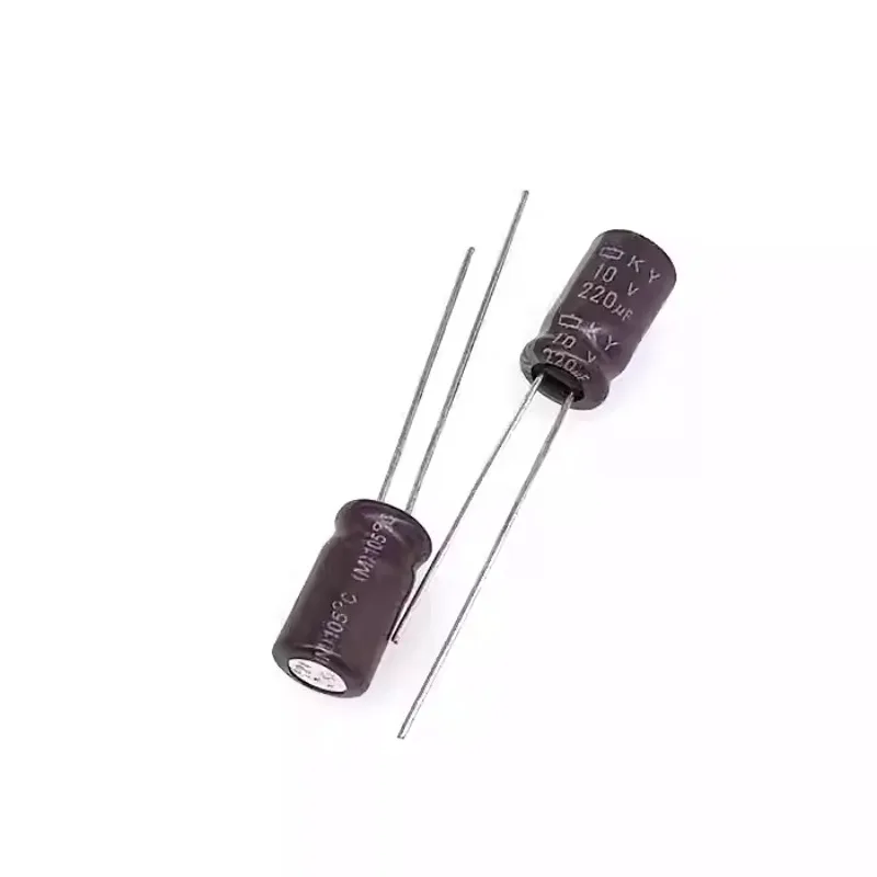 10 шт./100 шт. NIPPON CHEMI-CON KY серии 10V220uF 6,3X11 мм высокочастотные электролитические конденсаторы с низким импедансом