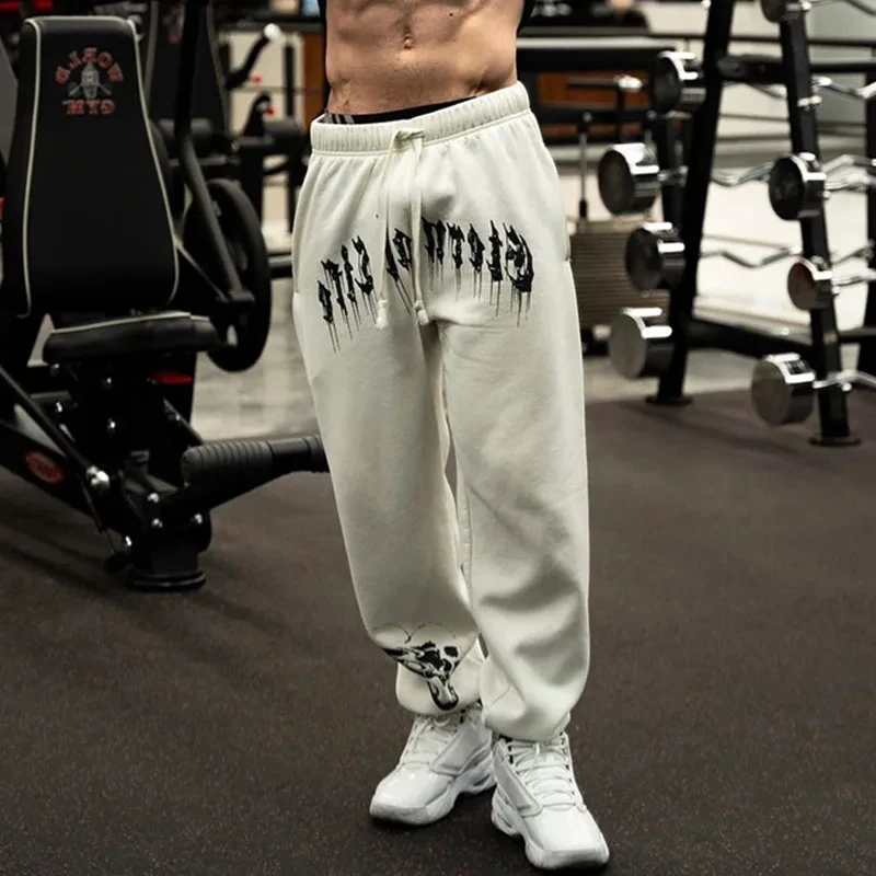 2024 Nieuwe Lente Heren Joggingbroek, европейские и американские спортивные тренировки для фитнеса
