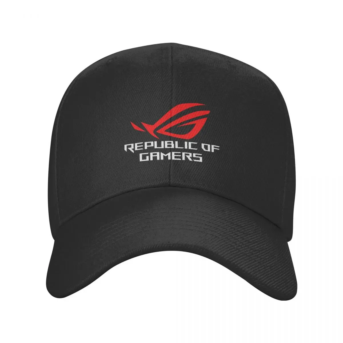 Фото Новая Кепка ASUS ROG, бейсболка для мужчин, головные уборы, регулируемая Спортивная Кепка, модная повседневная женская кепка, Кепка для вождения грузовика №2