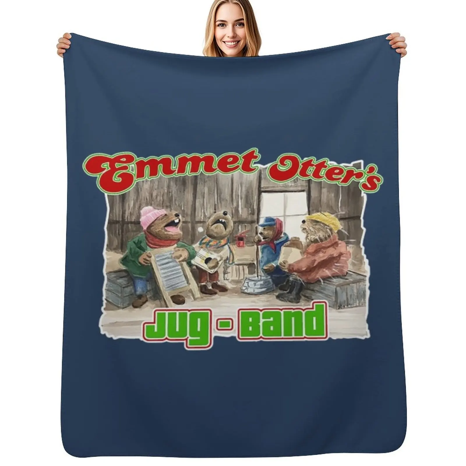 Одеяло Emmet Otter из фланелевой ткани, идеи подарков на День святого Валентина для младенцев, одеяла для диванов