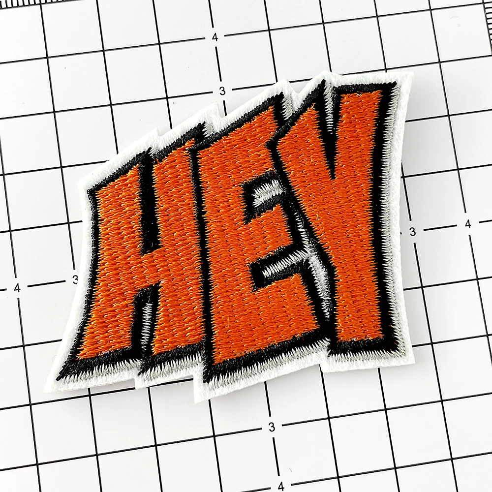 Фото HEY тканевые нашивки с вышивкой, железные нашивки для одежды, ремонтные наклейки с отверстиями, принадлежности для вышивания, переводные накладки для одежды №5
