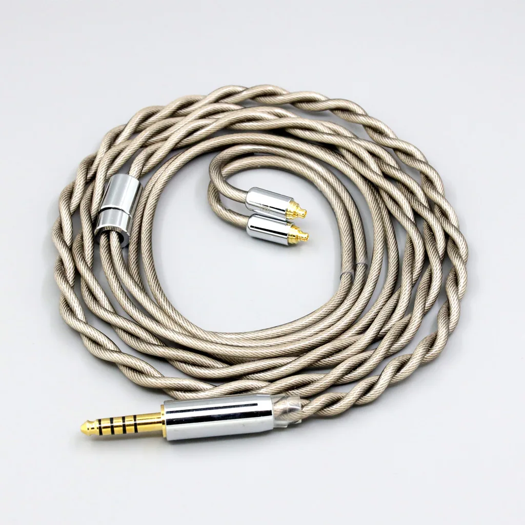 Тип6 756 core 7n Litz OCC посеребренный кабель для наушников для Sennheiser ie200 IE300 ie600 IE900 2-ядерный 7850 (art.: 3920cfd71bc32) - 3920cfd71bc32