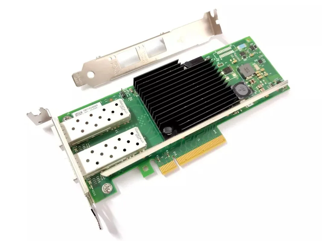 Оригинальный сетевой адаптер Dell Intel X710-DA2, 10 ГБ, двухпортовый SFP+, сетевой адаптер Y5M7N 5N7Y5
