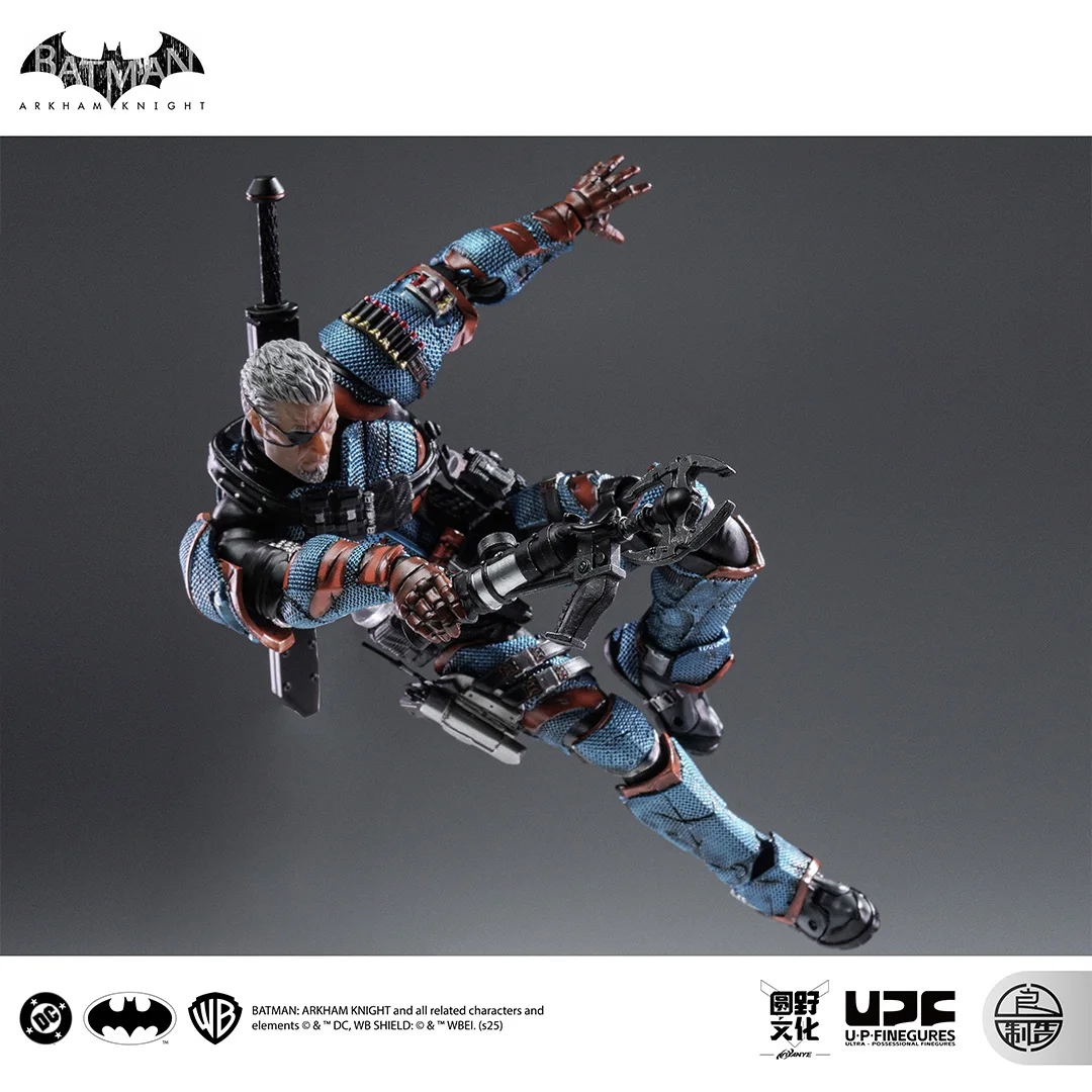 Фото Новые оригинальные игрушки Lpzz 1/12, фигурки Deathstroke Arkham Knight, готовый модуль, подвижная Коллекционная модель Бэтмена, игрушки, подарки №3