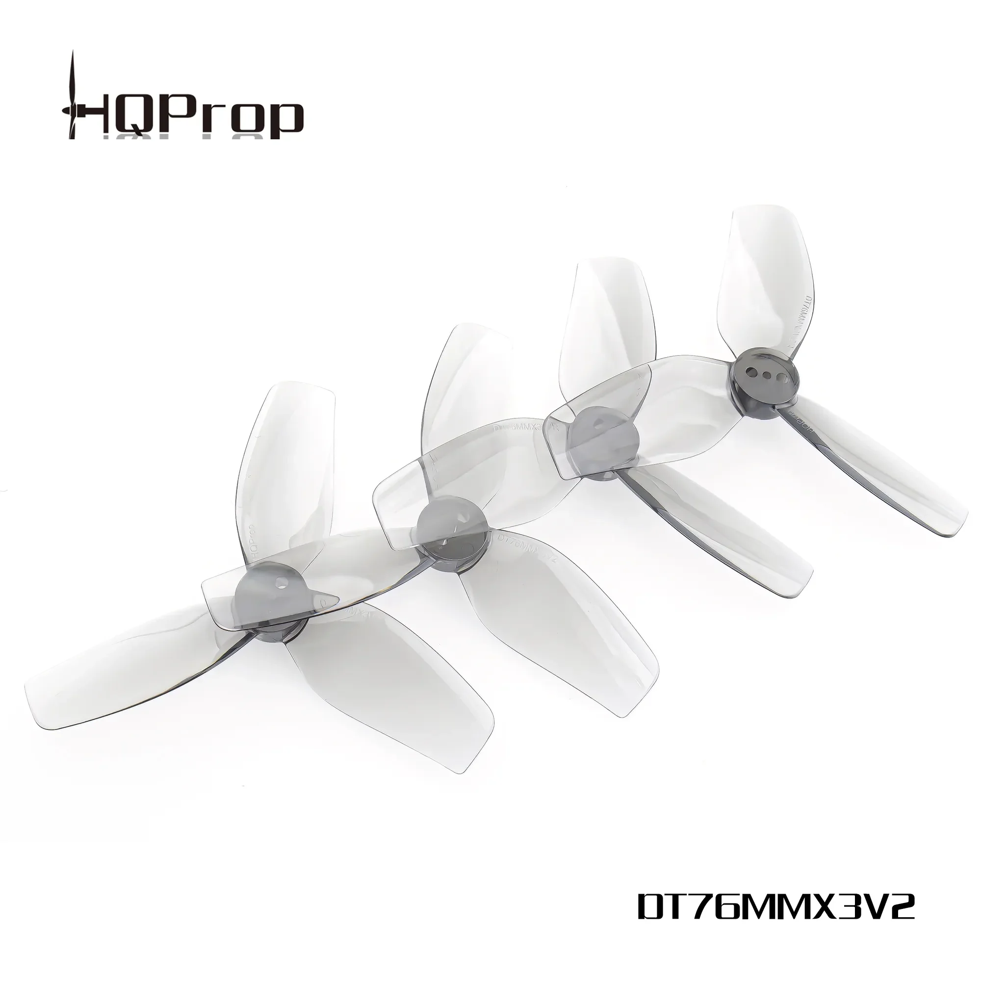Фото HQProp DT76MMX3 V2 для Cinewhoop серый (2CW + 2CCW)-поликарбонат №3