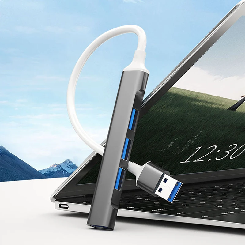USB Стандартный Разветвитель USB высокоскоростная док-станция для ноутбука, многофункциональная док-станция с одним сопротивлением, четыре для ПК, аксессуары для компьютеров