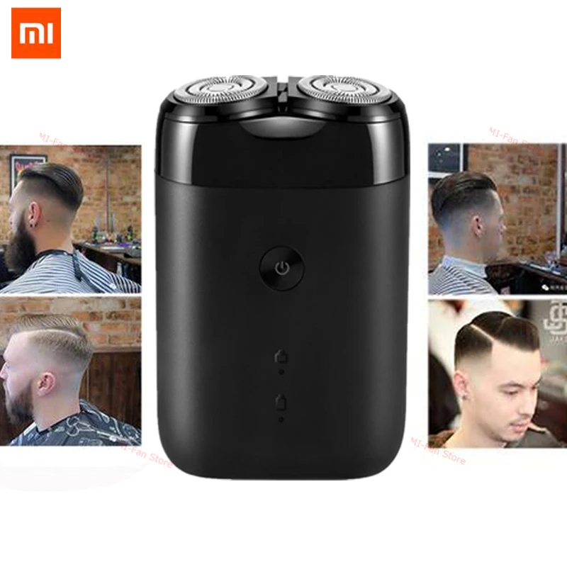 Фото Электробритва Xiaomi Mijia S100 для мужчин, портативная Водонепроницаемая стальная бритва с плавающей головкой и зарядкой от USB №2