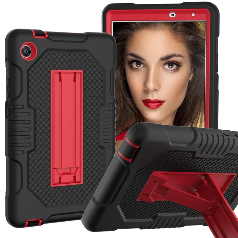 Противоударный защитный чехол для Huawei MatePad T8, чехол для планшета Funda Kobe2-L03 KOBE2-L09 kob2-w09, силиконовый + защитный чехол-подставка для ПК