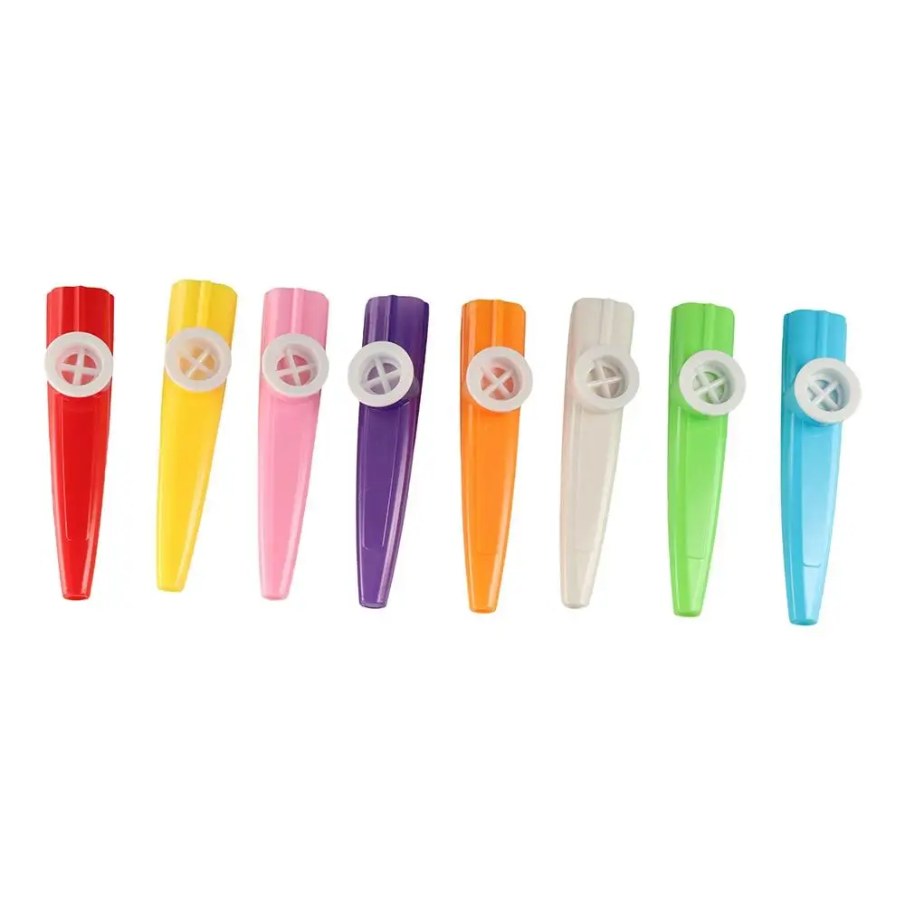 Пластиковые пластиковые инструменты Kazoo, легко учится, мембранный рот, Kazoos, прочные образовательные музыкальные инструменты, флейты, производительность