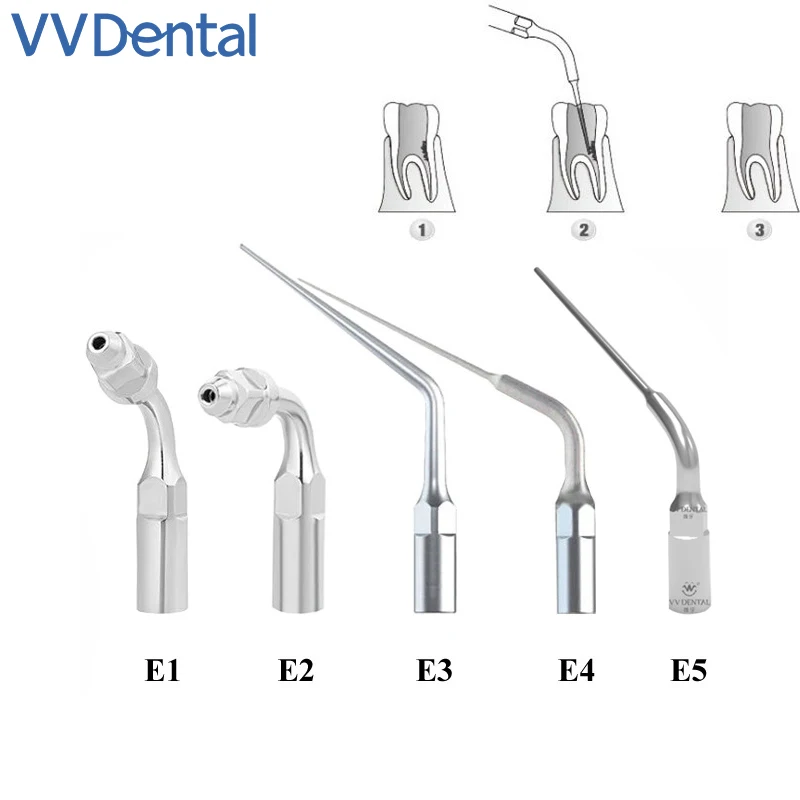 Наконечник ультразвукового скалера VVDental для EMS/Woodpecker/Satelec/DTE/NSK, ультразвуковой скалер, наконечники для удаления накипи