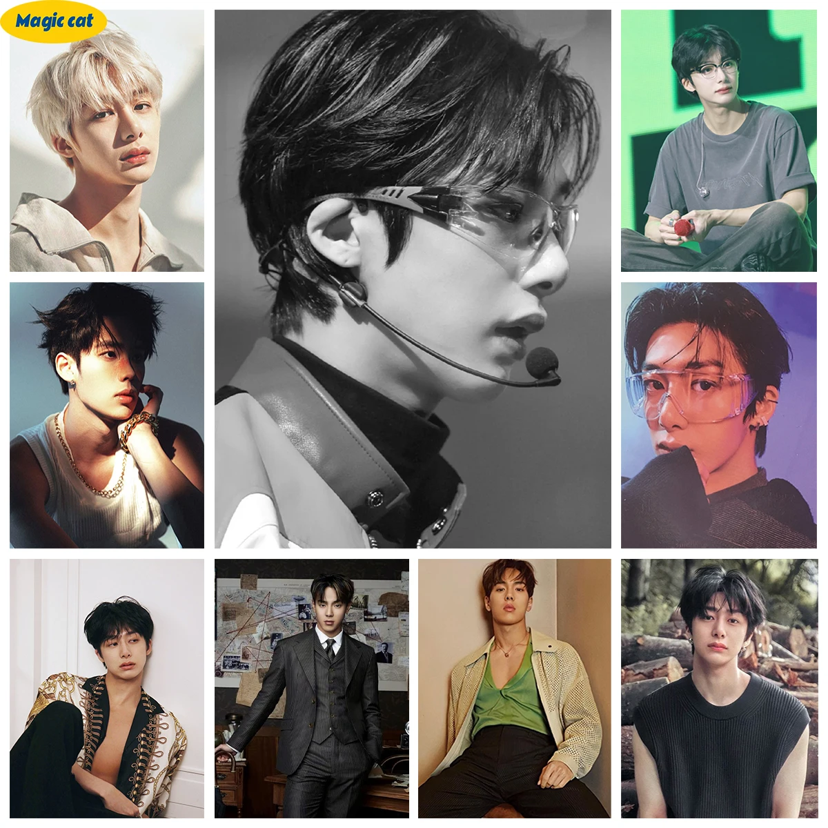 HYUNGWON 5D AB комплект алмазной живописи K-Pop певица DIY Алмазная вышивка мозаика стиль музыкальные постеры домашний декор подарок ручной работы