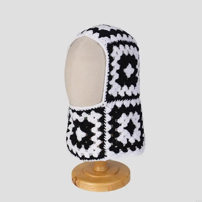 Фото K1me Halloween Cosplay Party Hats Balaclava Шляпа зимние вязаные шляпы. №4