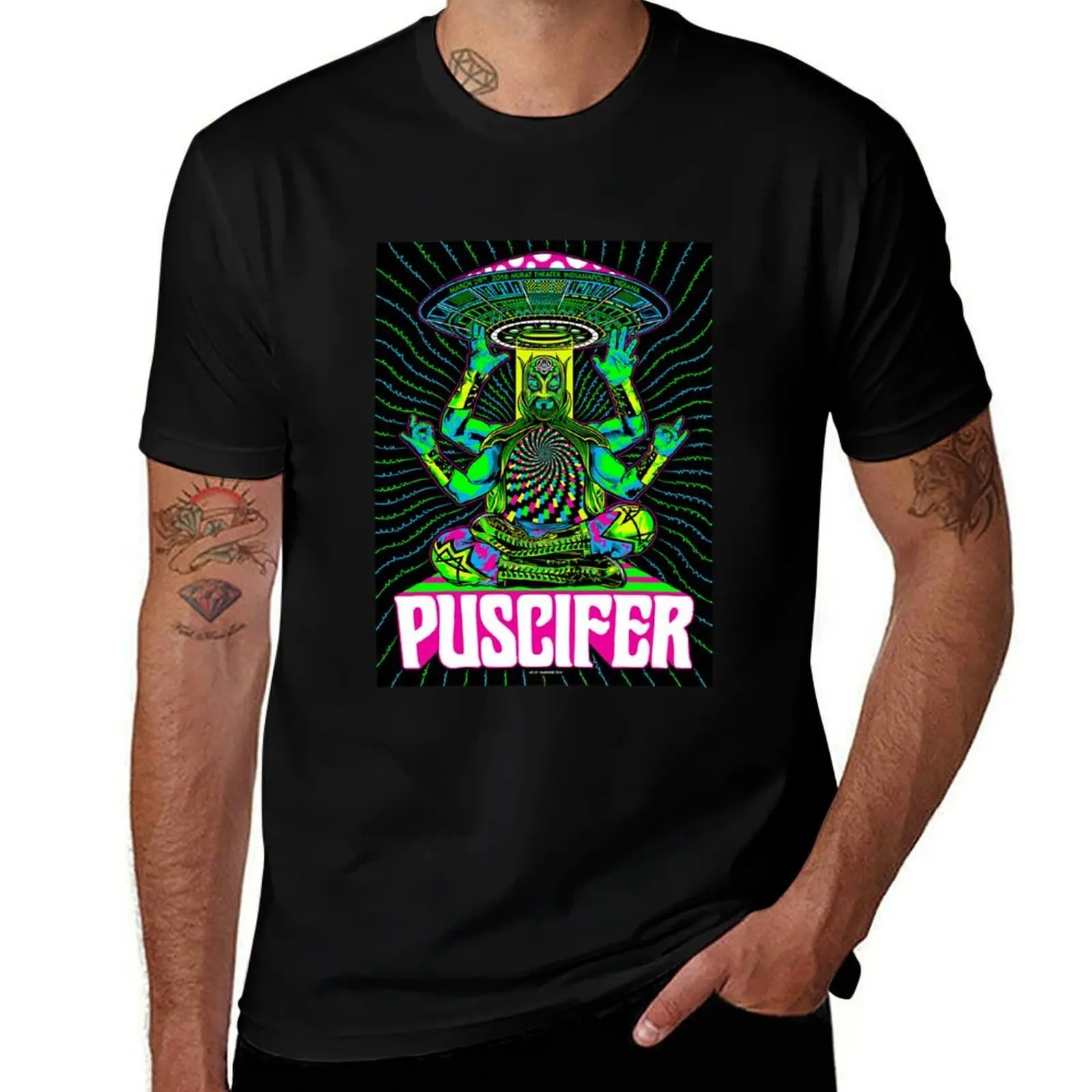 Футболка с экспериментальной песнями и альбомами Puscifer, мужская футболка, хлопковые футболки высокого качества, дизайнерская футболка