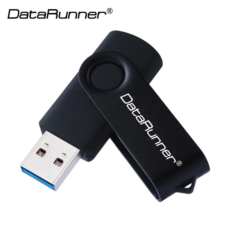 Высокоскоростной USB флеш-накопитель DataRunner, вращающийся флеш-накопитель, 32 ГБ, 64 ГБ, USB флеш-накопитель 3,0, 128 ГБ, 256 ГБ, карта памяти, флешка