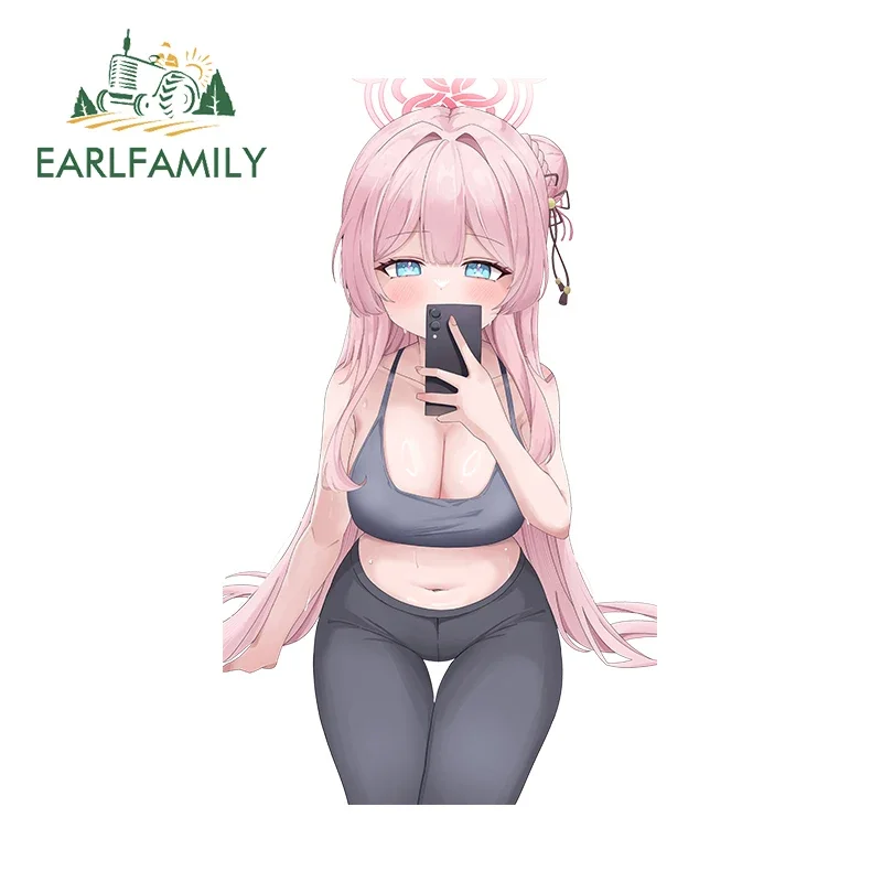 EARLFAMILY 13 см x 11,8 см Mimori красивая автомобильная наклейка виниловая окклюзия царапин наклейка доска для серфинга лобовое стекло автомобильный гаджет графика