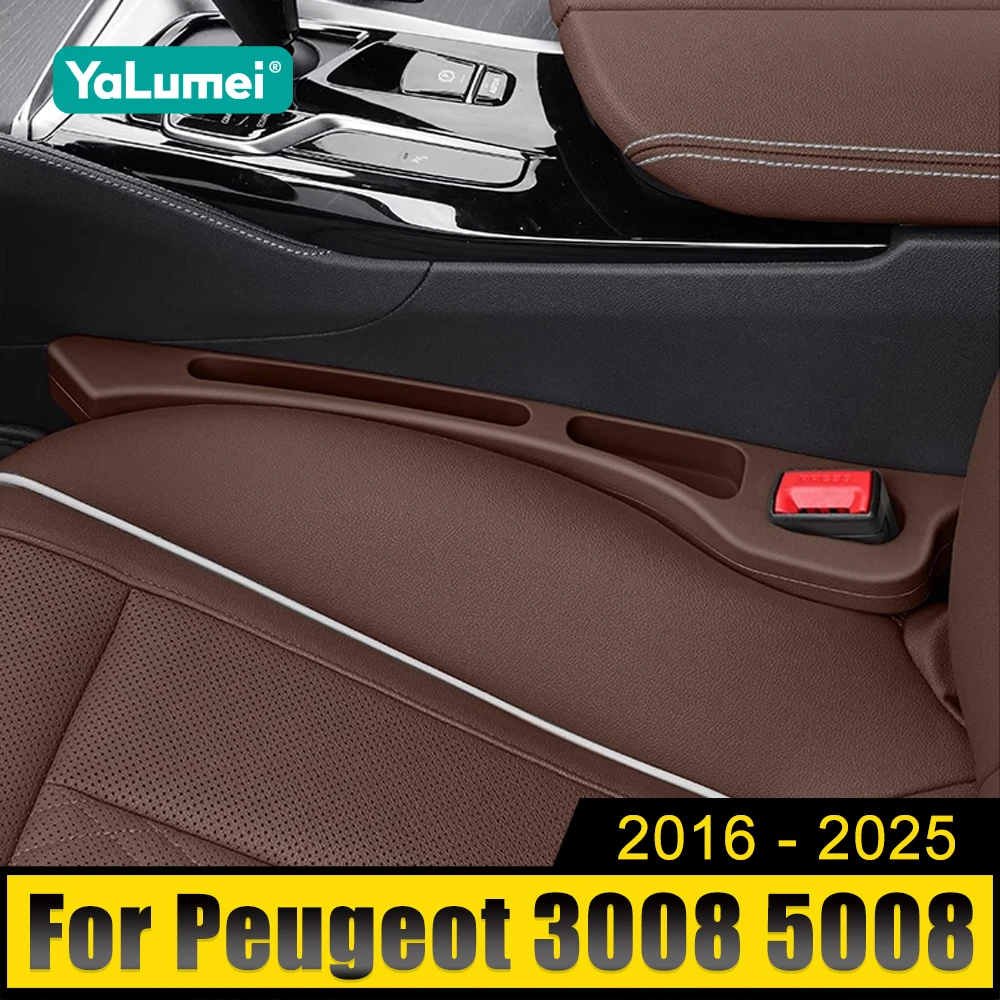 Для Peugeot 3008 5008 GT 2016 2017 2018 2019 2020 2021 2022 2023 2024 2025 гибридный органайзер для автомобильного сиденья с защитой от протечек полосы с боковым швом