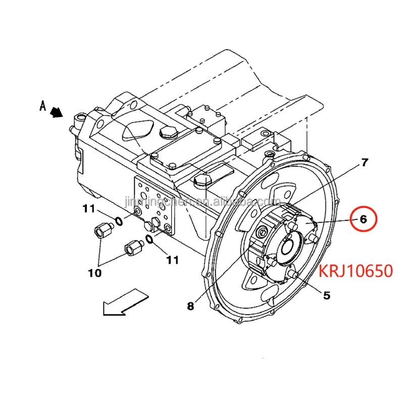 Suku Cadang mesin ekskavator IBM KRJ10650 CX210B CX210C CX240B CX250C CX225SR (art.: 3920cd8f75bee) - 3920cd8f75bee