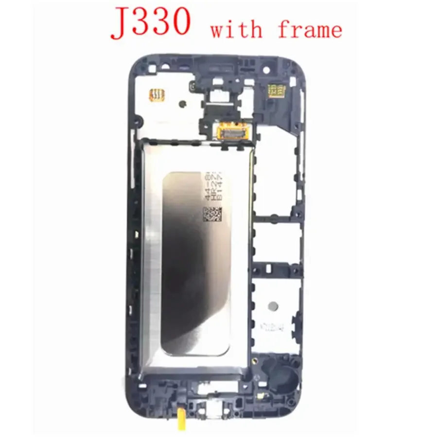 Pop для Samsung J3 (2017) J330 J330Fn J330H J330G ЖК-экран + сенсорное стекло дигитайзер рамка полная замена для J32017