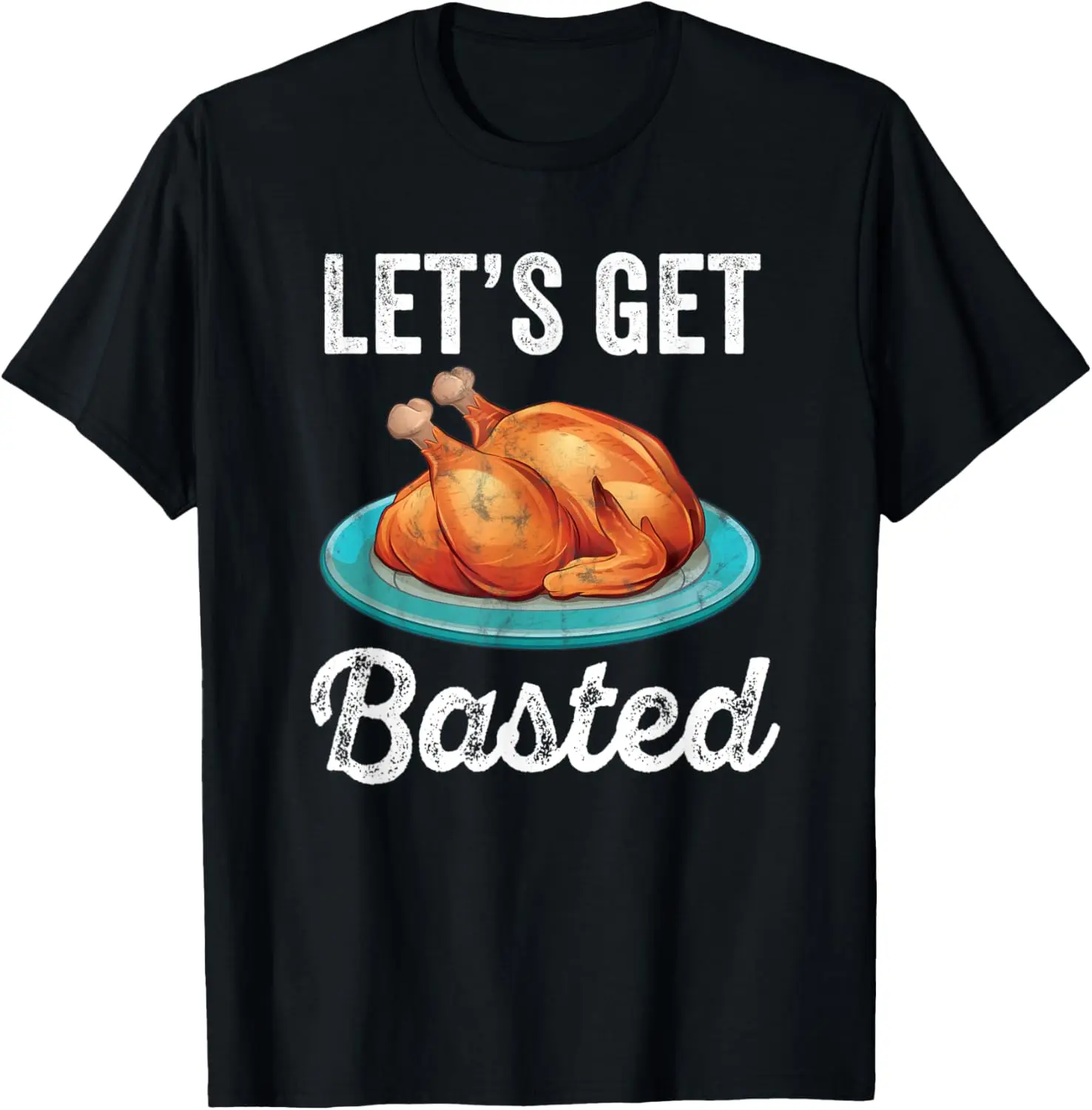 Рубашка Let's Get Basted, забавная футболка на День Благодарения, День Турции