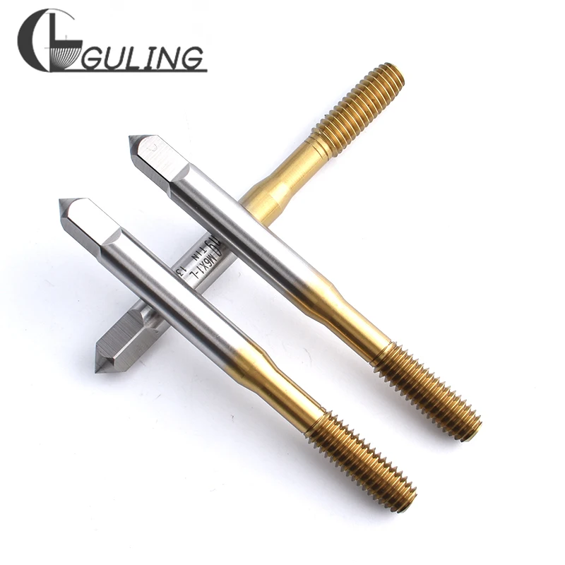 GULING HSSE-M42 Стандартный левый рулонный формовочный метчик JIS M2 M2.3 M2.5 M3 M3.5 M4 M5 M6 M8 M10 M12 Машинные метчики с резьбой