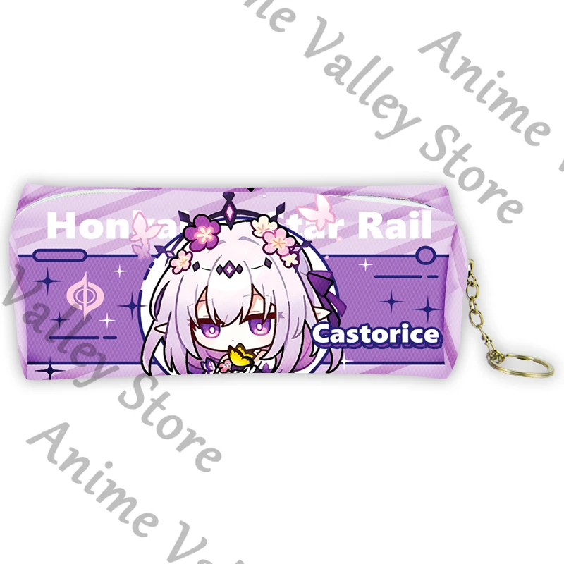 Аниме Honkai: Star Rail Sparkle Acheron Herta Silver Castorice пенал для косплея мультяшная сумка для ручек сумки для карандашей пенал подарок