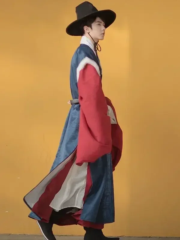 Фото Hanfu antiguo Original para hombre, disfraz традиционный де espadachín, ropa de Baile Folclórico chino, traje de Tage Stang, ropa №3