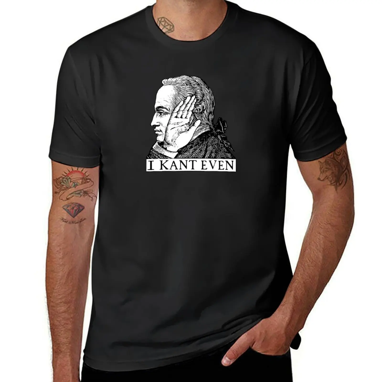 Футболка I Kant Even корейская мода аниме винтажная одежда Мужские Винтажные футболки