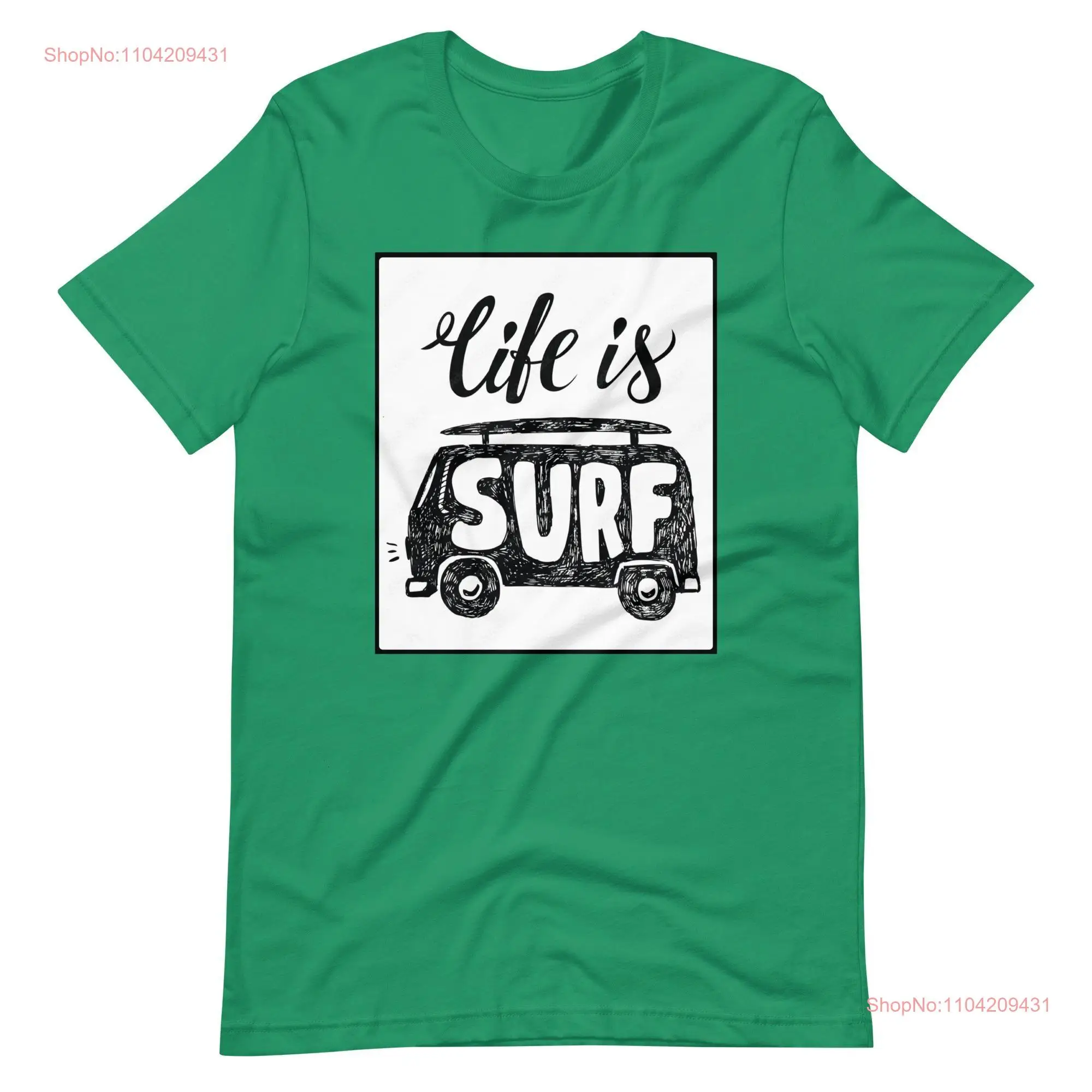Футболка Life is Surf с длинными или короткими рукавами