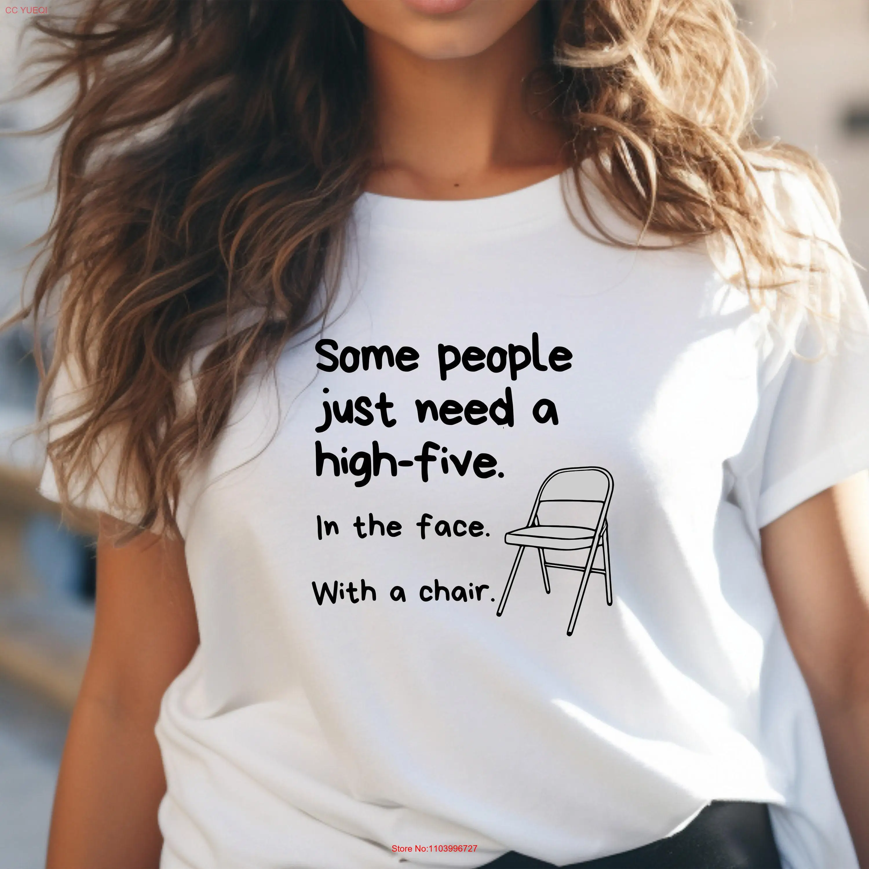 Some People Just Need a High Five T Shirt Funny Adult Humor Hilarious Saying Sarcastic Best Friend 0551